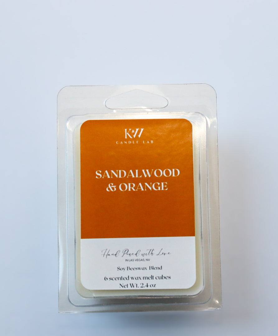 Sandalwood & Orange Wax Melts