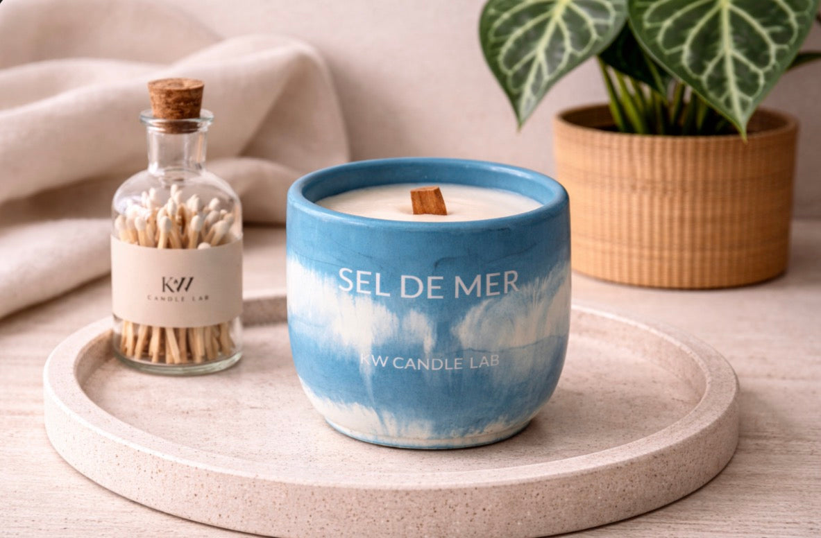 Formula No. 03 | Sel de Mer Candle | Mineral Sea Salt & Amber | Coconut Soy Wax Blend