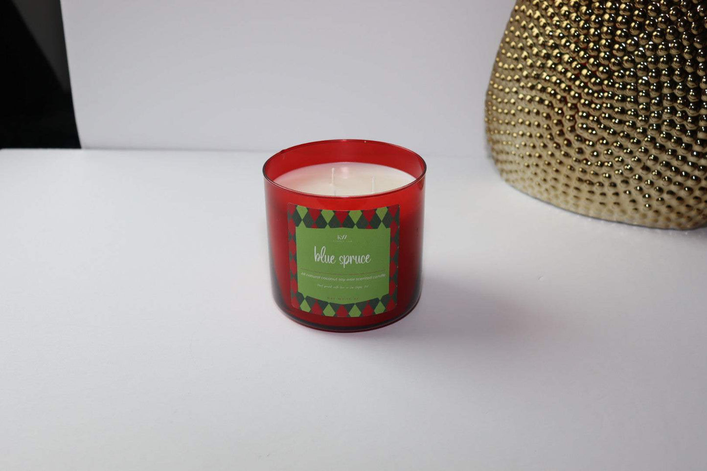 Blue Spruce 3 wick Candle