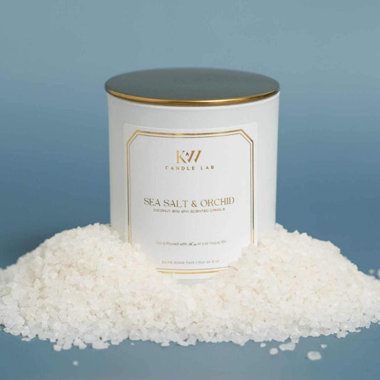 sea salt orchid candle